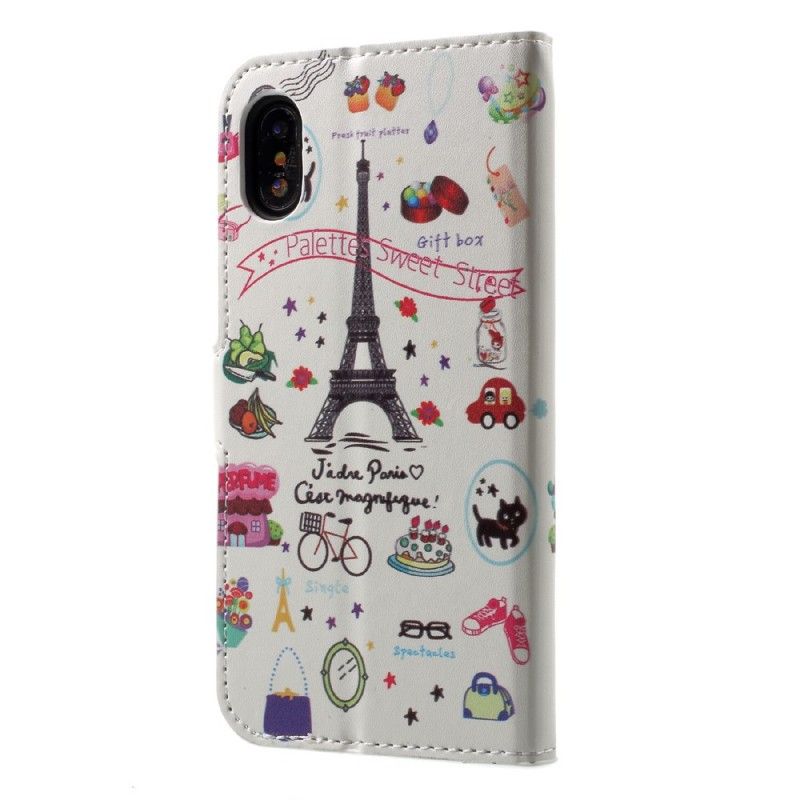 Skyddsfodral iPhone X Jag Älskar Paris