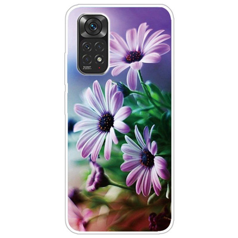 Skal Xiaomi Redmi Note 11 / 11S Realistiska Blommor