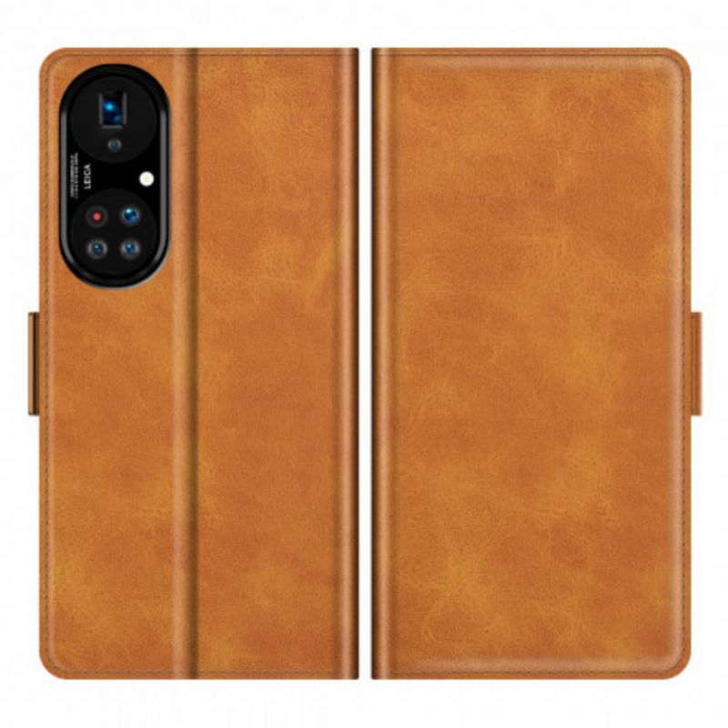 Fodral Huawei P50 Pro Stil Läderdesign