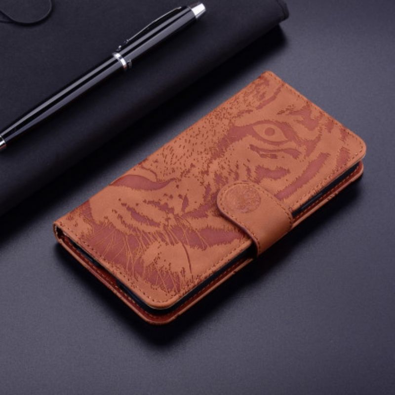 Skyddsfodral Huawei P50 Pro Tiger Face Print