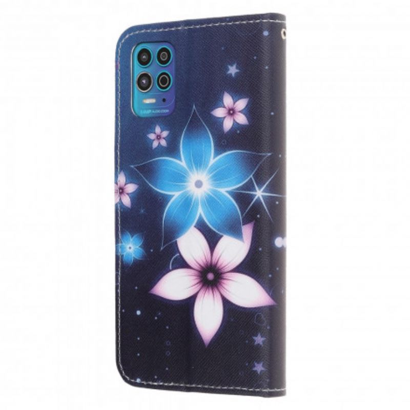 Fodral Moto G100 Lunar Strappy Flowers