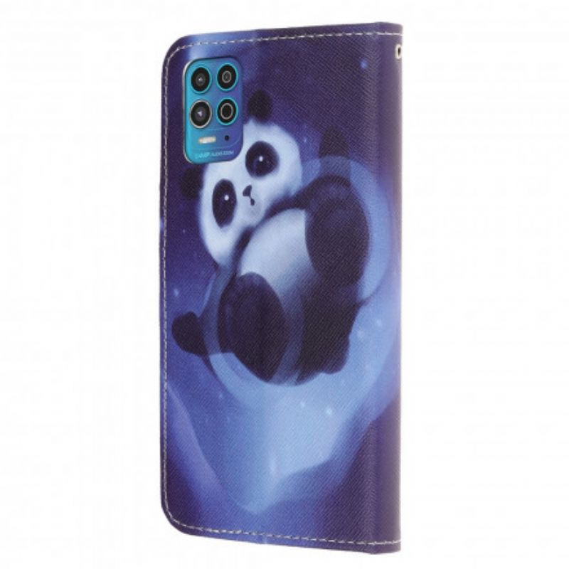 Fodral Moto G100 Panda Space Strappy