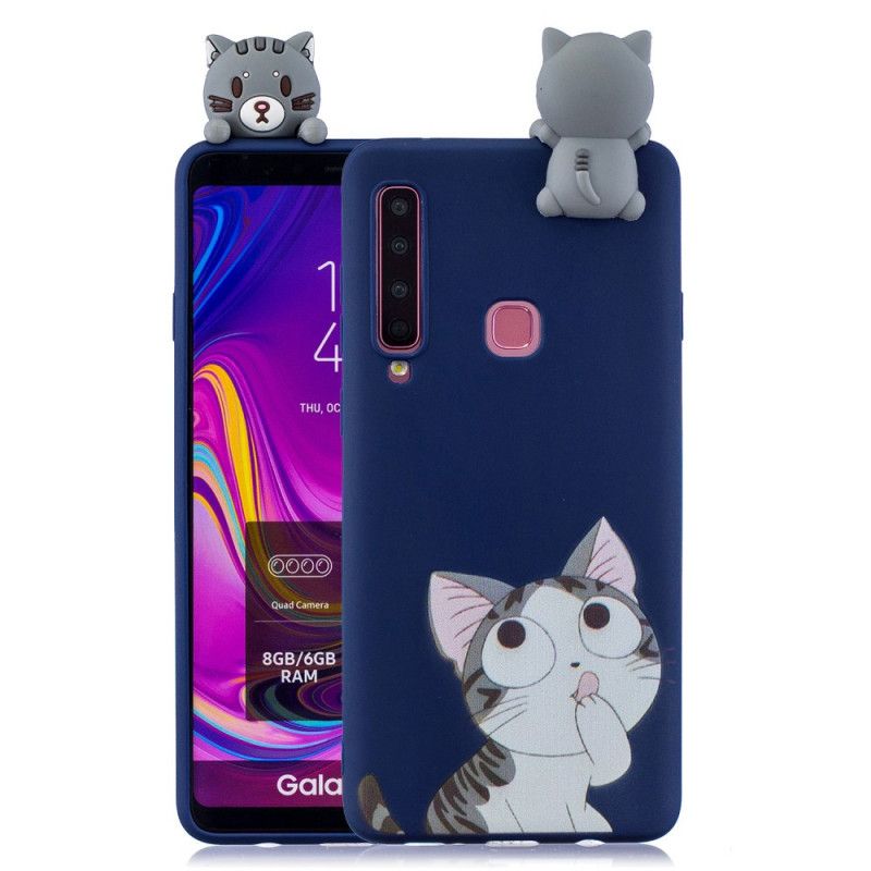 Skal Samsung Galaxy A9 Rolig 3D-Katt