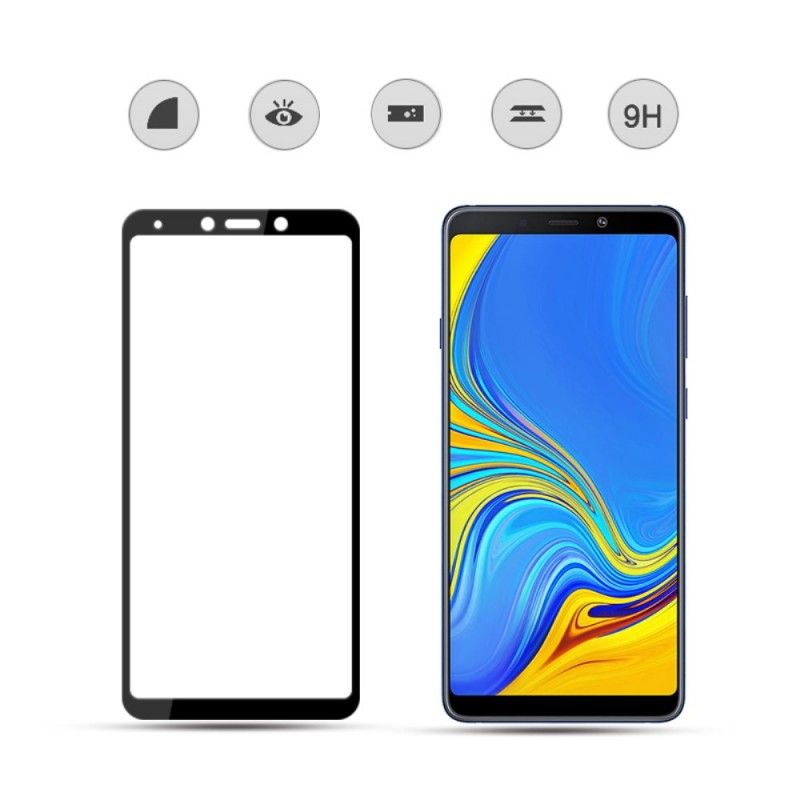 Skydd Av Härdat Glas Samsung Galaxy A9 Svart Mocolo