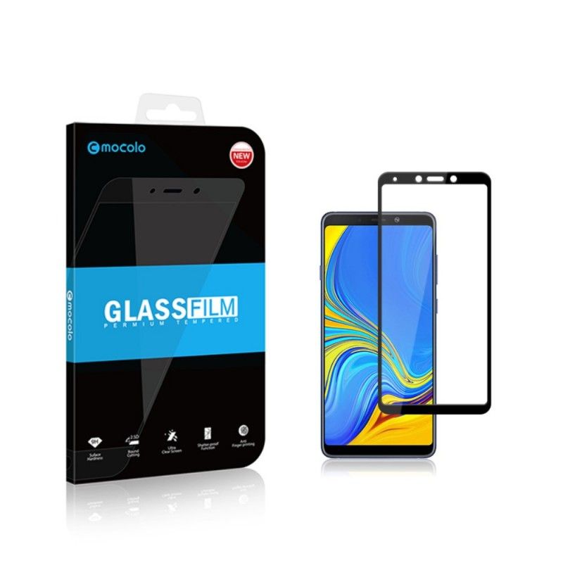 Skydd Av Härdat Glas Samsung Galaxy A9 Svart Mocolo