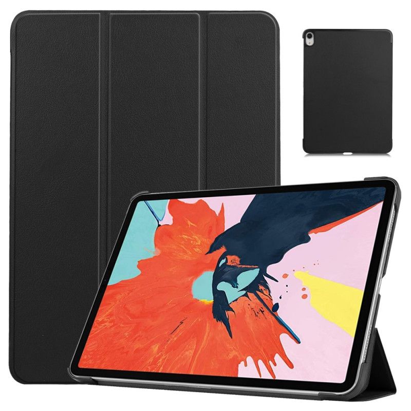 Smart Fodral iPad Air 10.9" (2020) Svart Lychee Läderstil