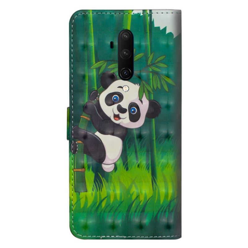 Fodral för OnePlus 7T Pro Panda Och Bambu