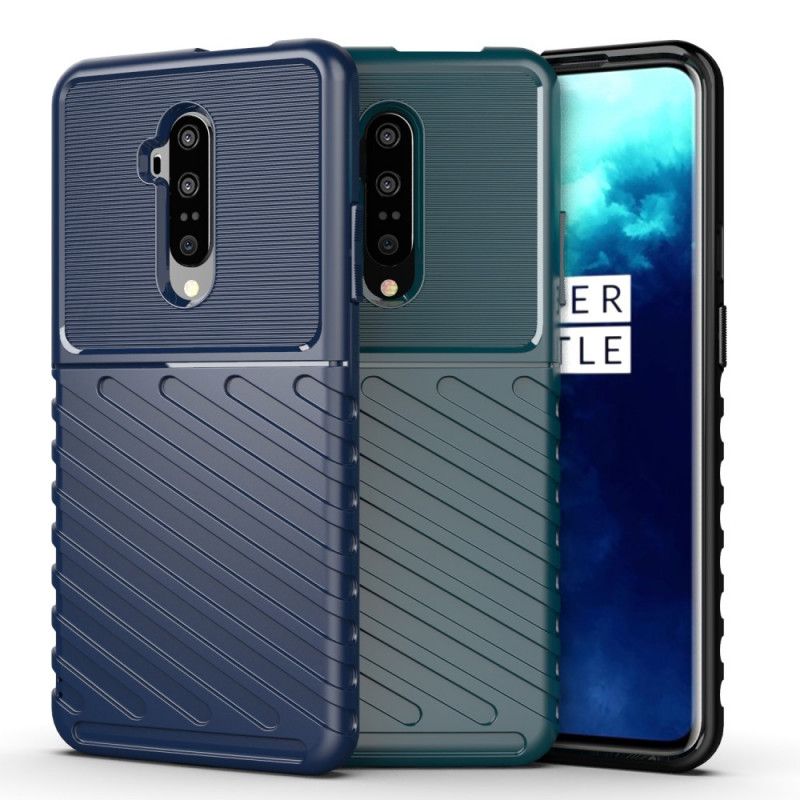 Skal för OnePlus 7T Pro Svart Åskserie