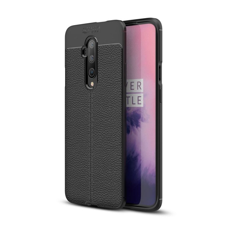 Skal OnePlus 7T Pro Svart Dubbel Linjelycherskinn