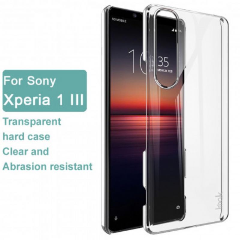 Skal Sony Xperia 1 Iii Telefonfodral Imak Transparent Crystal