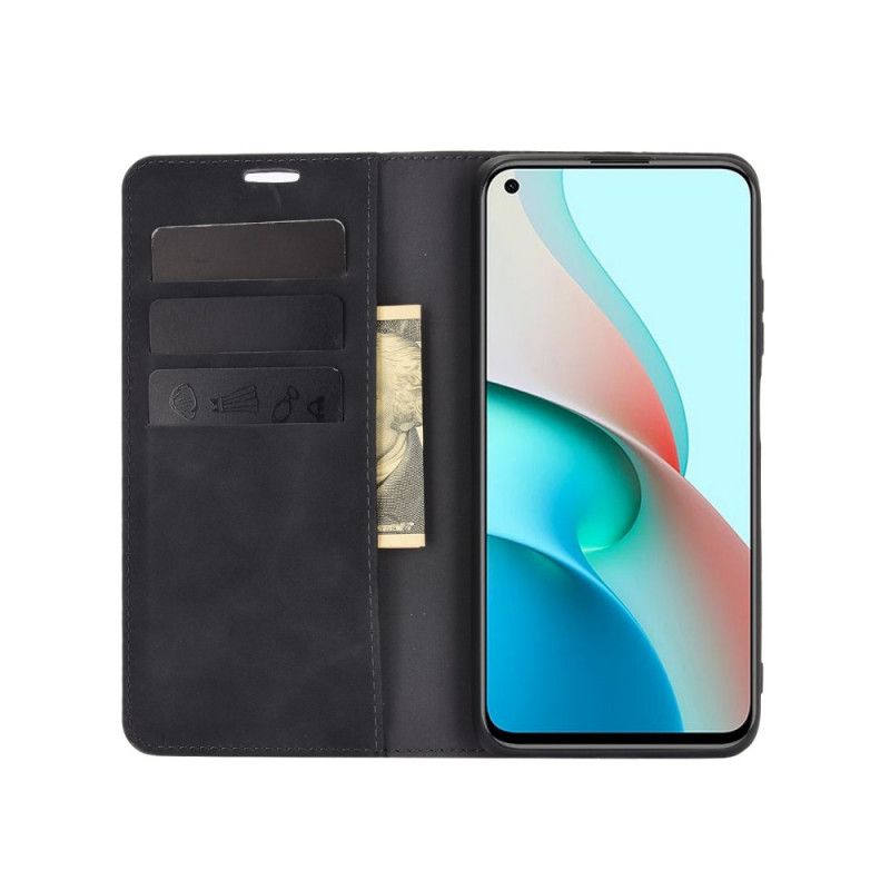 Folio-fodral Xiaomi Redmi Note 9 5G / Note 9T 5G Svart Hud-Touch