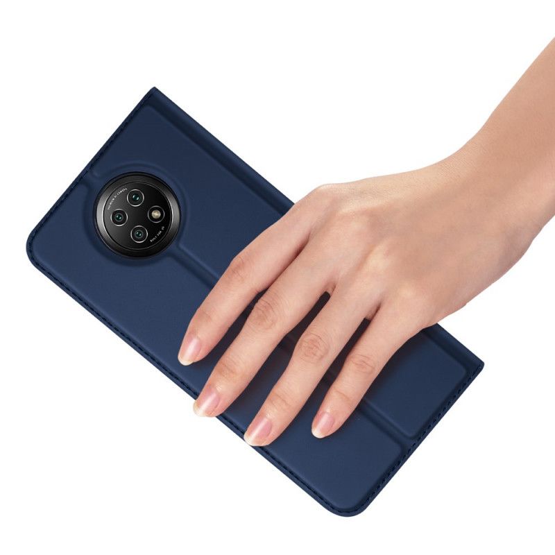 Folio-fodral Xiaomi Redmi Note 9 5G / Note 9T 5G Svart Mobilskal Pro Dux Ducis Hud