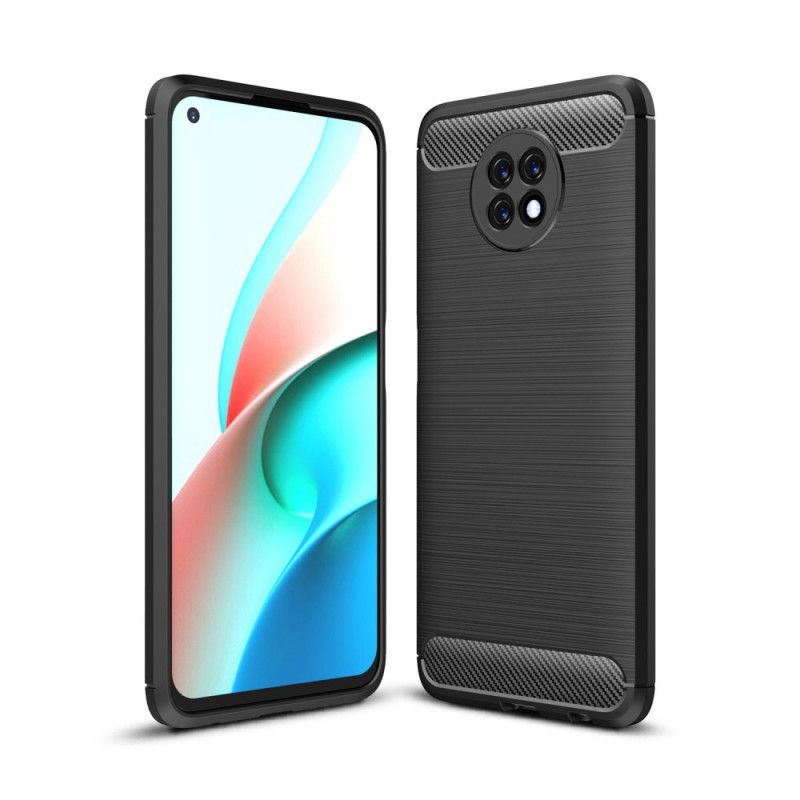 Skal Xiaomi Redmi Note 9 5G / Note 9T 5G Svart Borstad Kolfiber