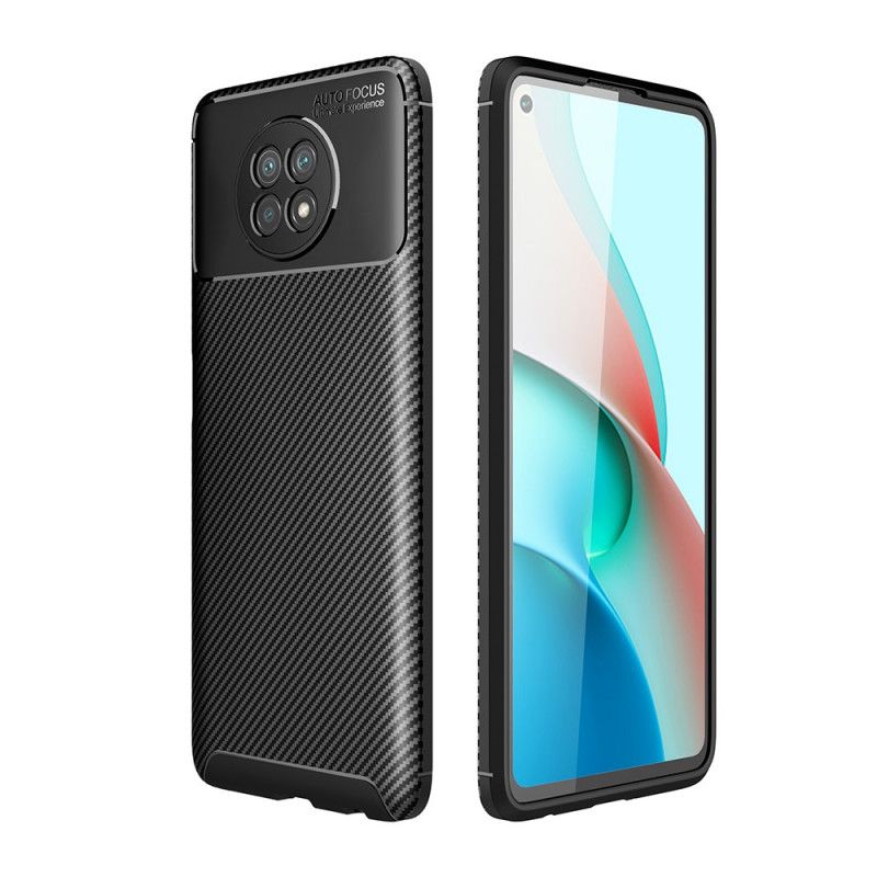 Skal Xiaomi Redmi Note 9 5G / Note 9T 5G Svart Flexibel Kolfiber