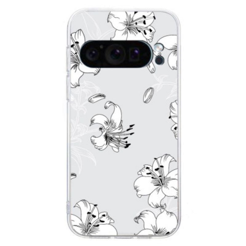 Skal Google Pixel 9 Vita Blommor