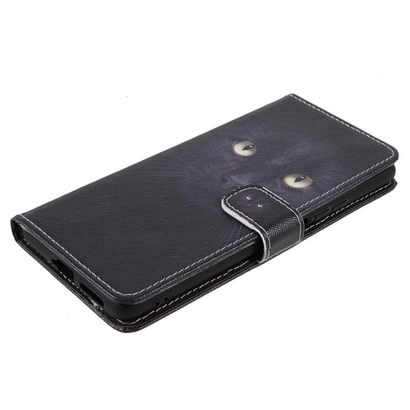 Fodral Xiaomi Mi 11t / 11t Pro Black Strappy Cat Eyes