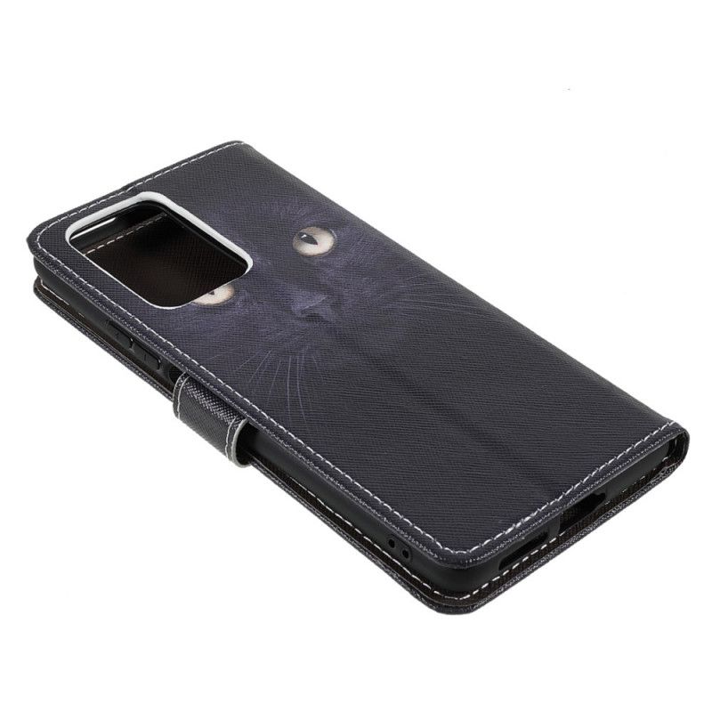 Fodral Xiaomi Mi 11t / 11t Pro Black Strappy Cat Eyes