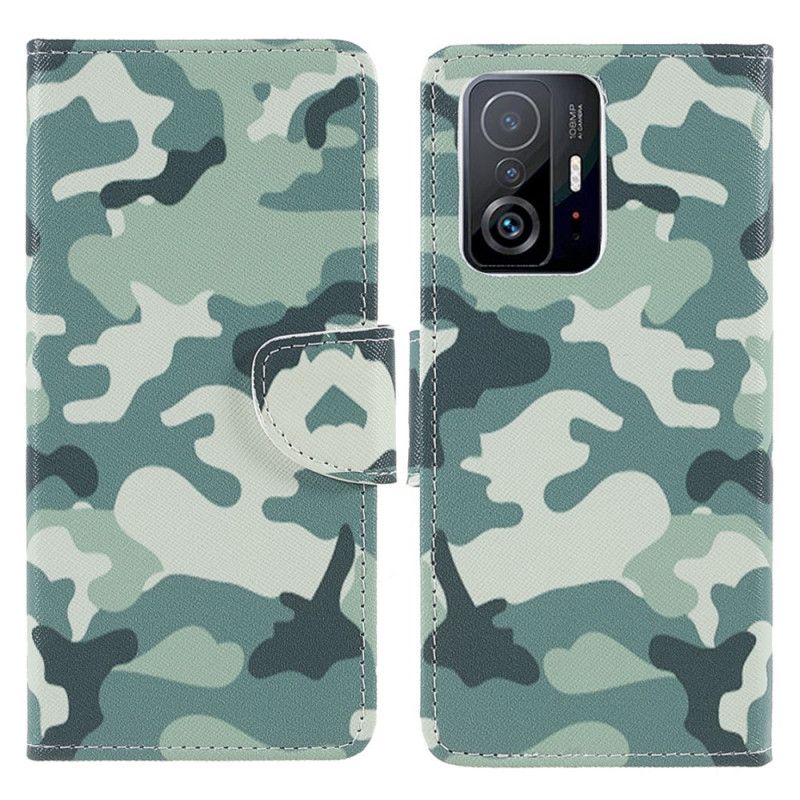 Fodral Xiaomi Mi 11t / 11t Pro Militärt Kamouflage