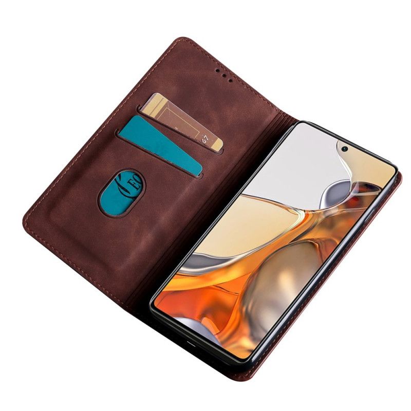 Folio-fodral Xiaomi Mi 11t / 11t Pro Telefonfodral Skin-touch