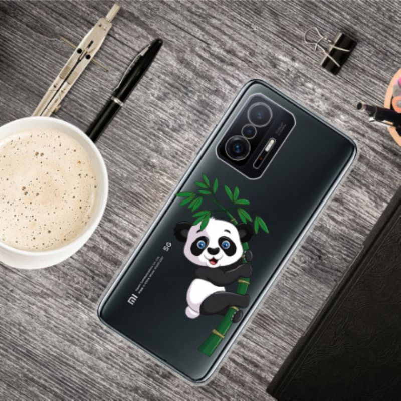 Skal För Xiaomi Mi 11t / 11t Pro Seamless Panda On Bamboo