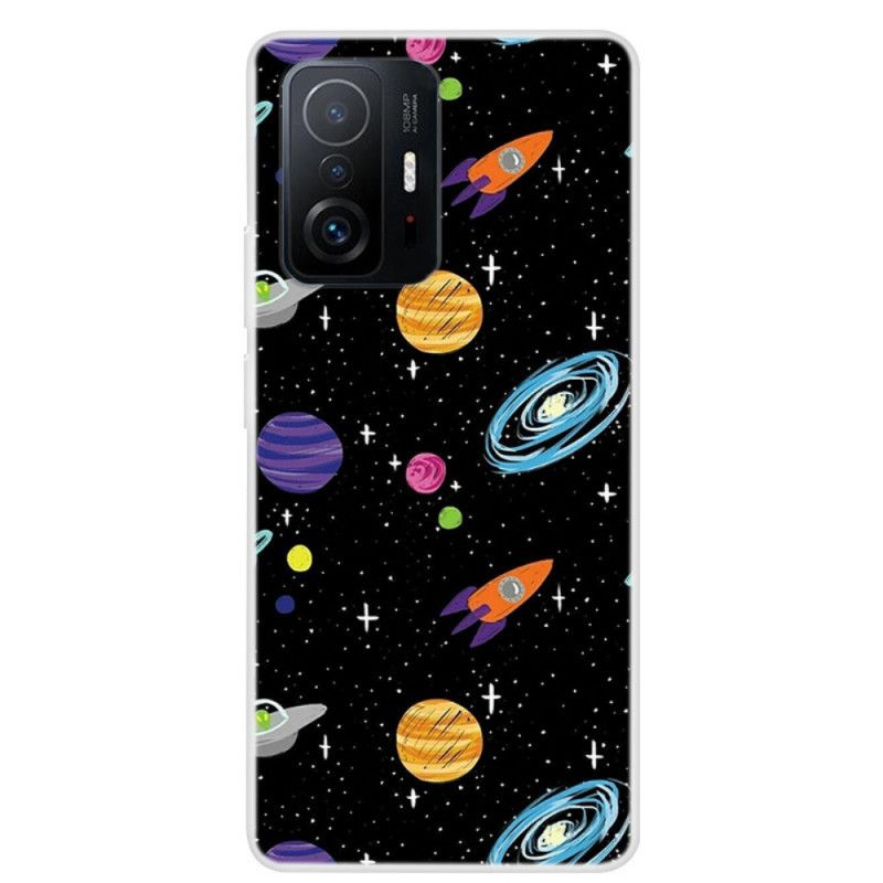 Skal Xiaomi Mi 11t / 11t Pro Telefonfodral Planet Galaxy