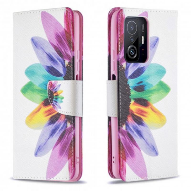 Skyddsfodral Xiaomi Mi 11t / 11t Pro Blommavattenfärg