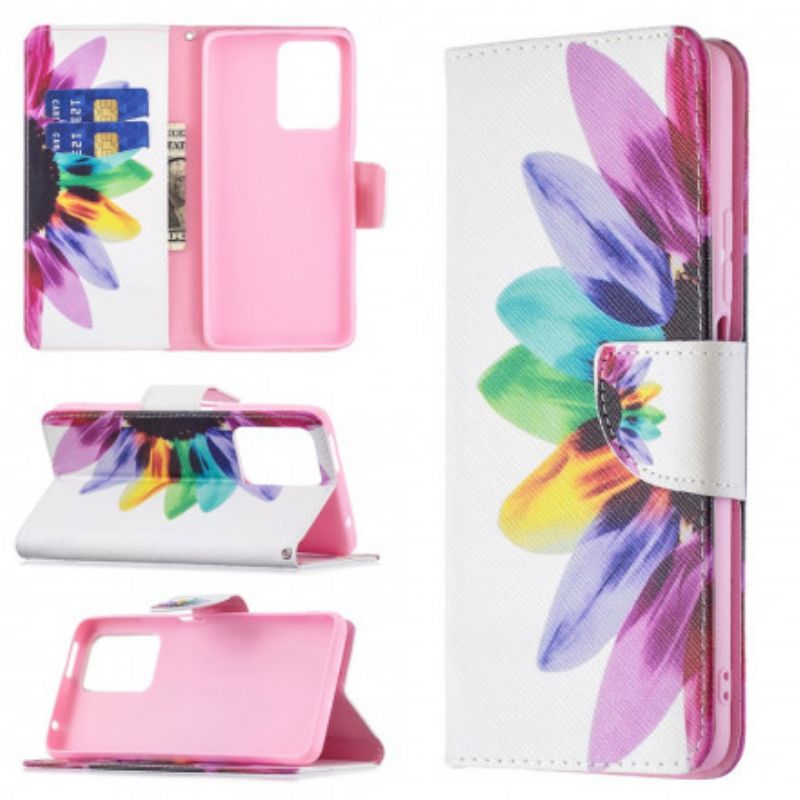 Skyddsfodral Xiaomi Mi 11t / 11t Pro Blommavattenfärg