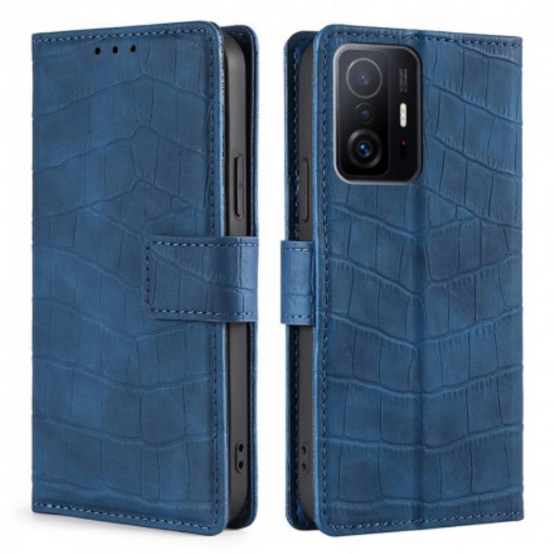 Skyddsfodral Xiaomi Mi 11t / 11t Pro Skin-touch Crocodile