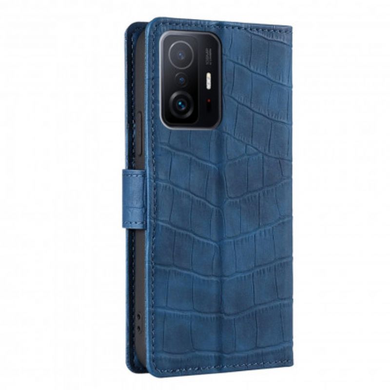 Skyddsfodral Xiaomi Mi 11t / 11t Pro Skin-touch Crocodile