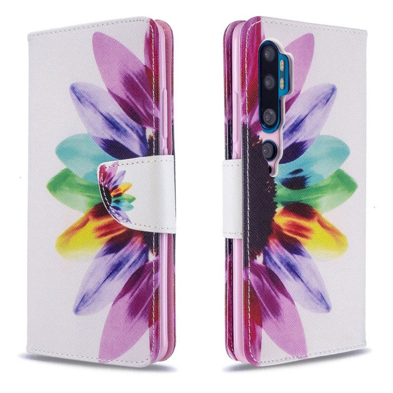 Fodral Xiaomi Mi Note 10 / 10 Pro Akvarellblomma