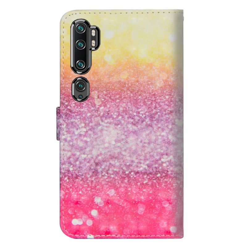 Fodral Xiaomi Mi Note 10 / 10 Pro Magenta Glittergradient