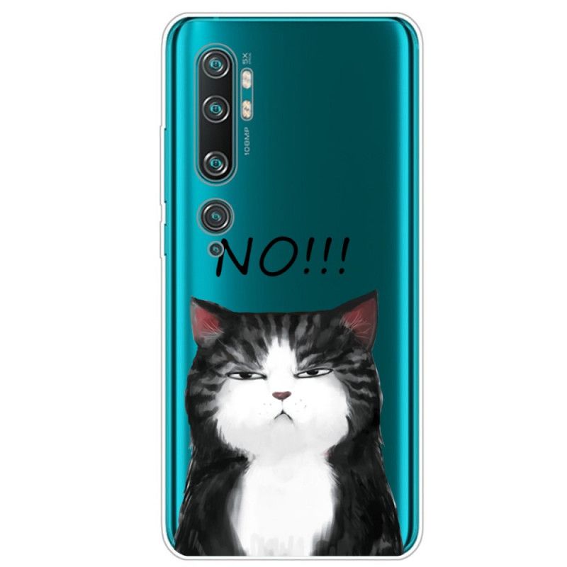 Skal Xiaomi Mi Note 10 / 10 Pro Mobilskal Katten Som Säger Nej