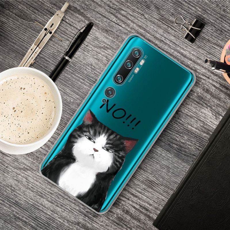 Skal Xiaomi Mi Note 10 / 10 Pro Mobilskal Katten Som Säger Nej