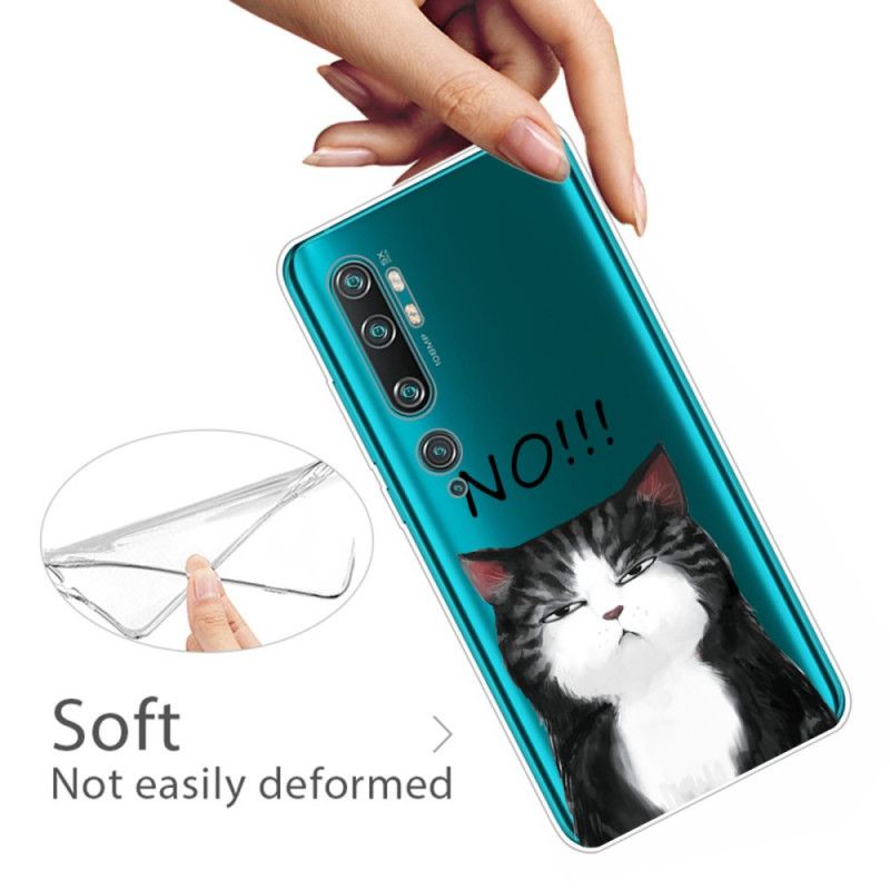 Skal Xiaomi Mi Note 10 / 10 Pro Mobilskal Katten Som Säger Nej