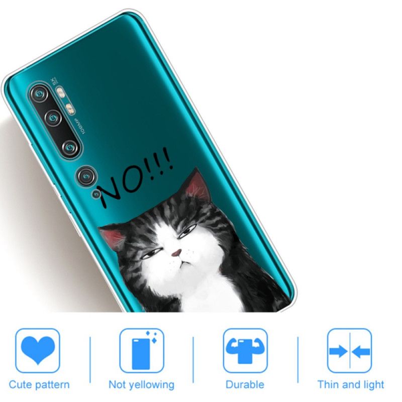 Skal Xiaomi Mi Note 10 / 10 Pro Mobilskal Katten Som Säger Nej