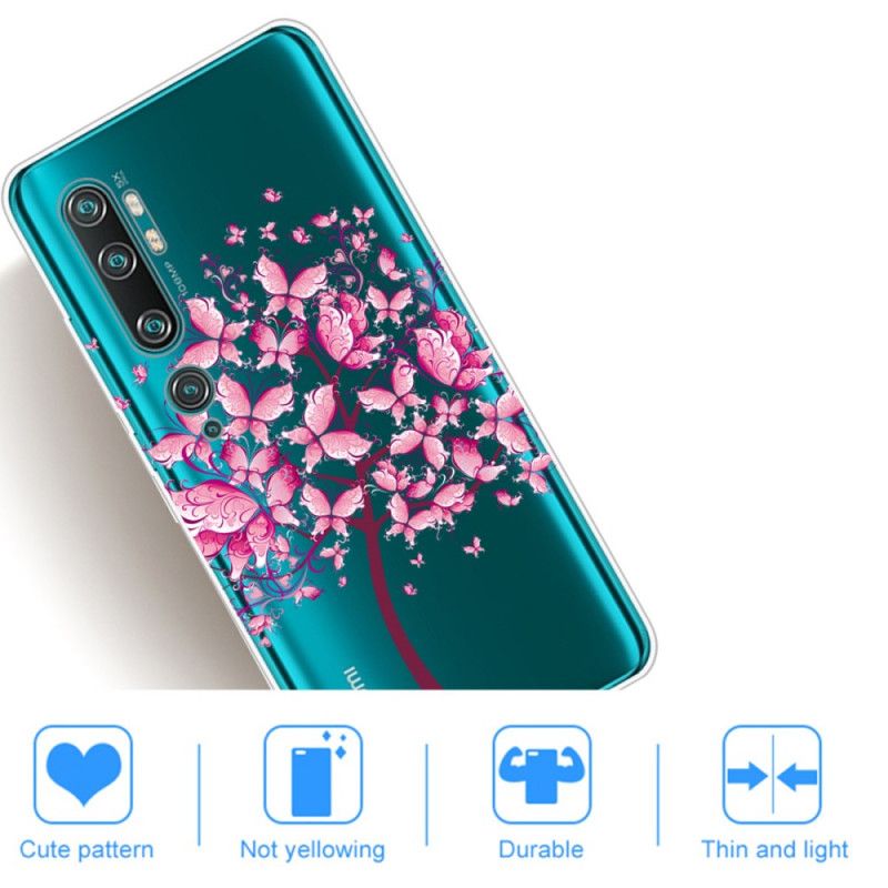 Skal Xiaomi Mi Note 10 / 10 Pro Mobilskal Rosa Trädtopp