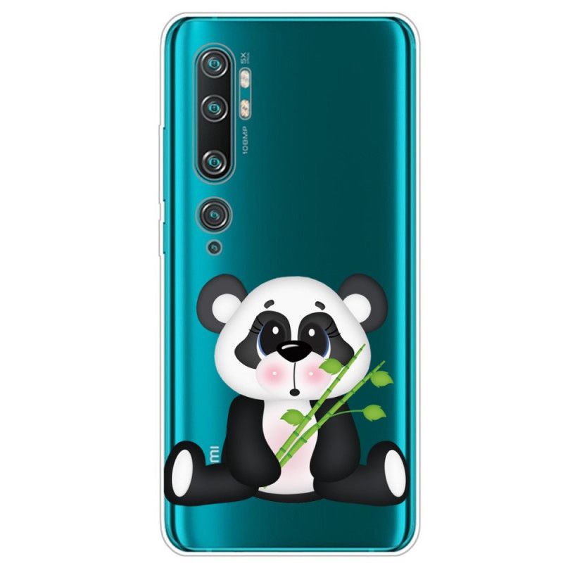 Skal Xiaomi Mi Note 10 / 10 Pro Transparent Ledsen Panda