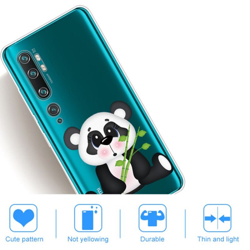 Skal Xiaomi Mi Note 10 / 10 Pro Transparent Ledsen Panda