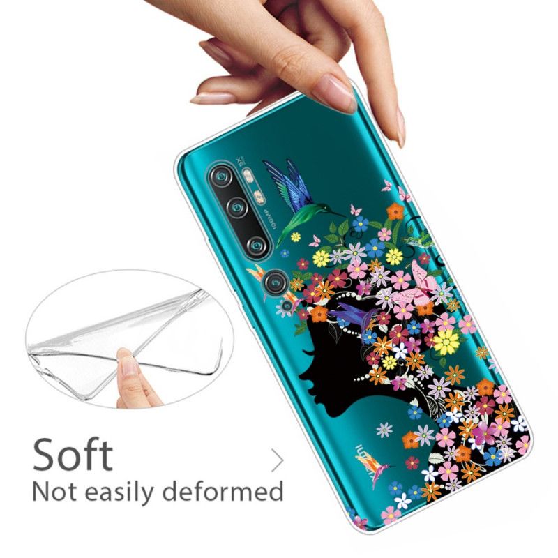 Skal Xiaomi Mi Note 10 / 10 Pro Vackert Blomhuvud