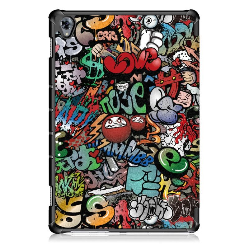 Smart Fodral Huawei MediaPad M6 10.8'' Förstärkt Graffiti