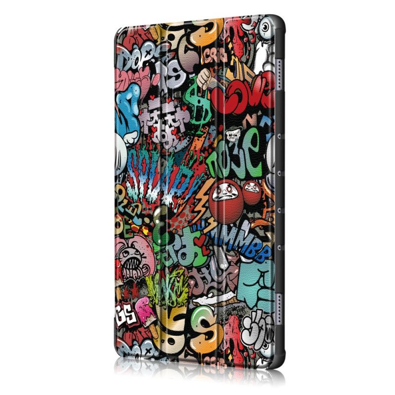 Smart Fodral Huawei MediaPad M6 10.8'' Förstärkt Graffiti