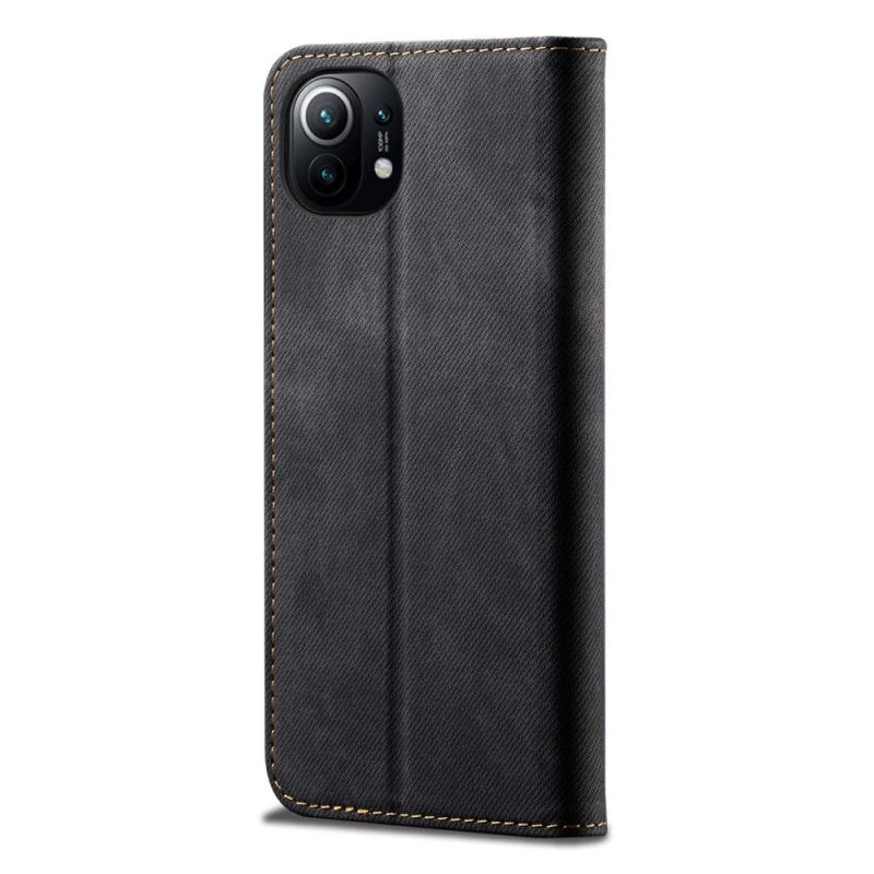 Folio-fodral för Xiaomi Mi 11 Svart Jeanstyg