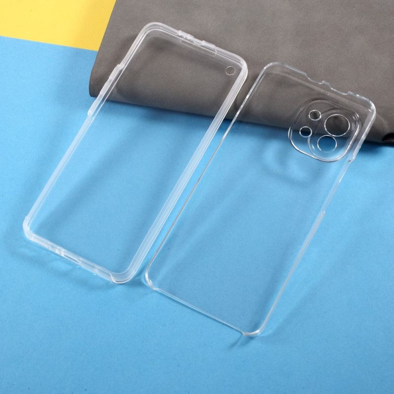 Skal Xiaomi Mi 11 Transparent Fram Och Bak