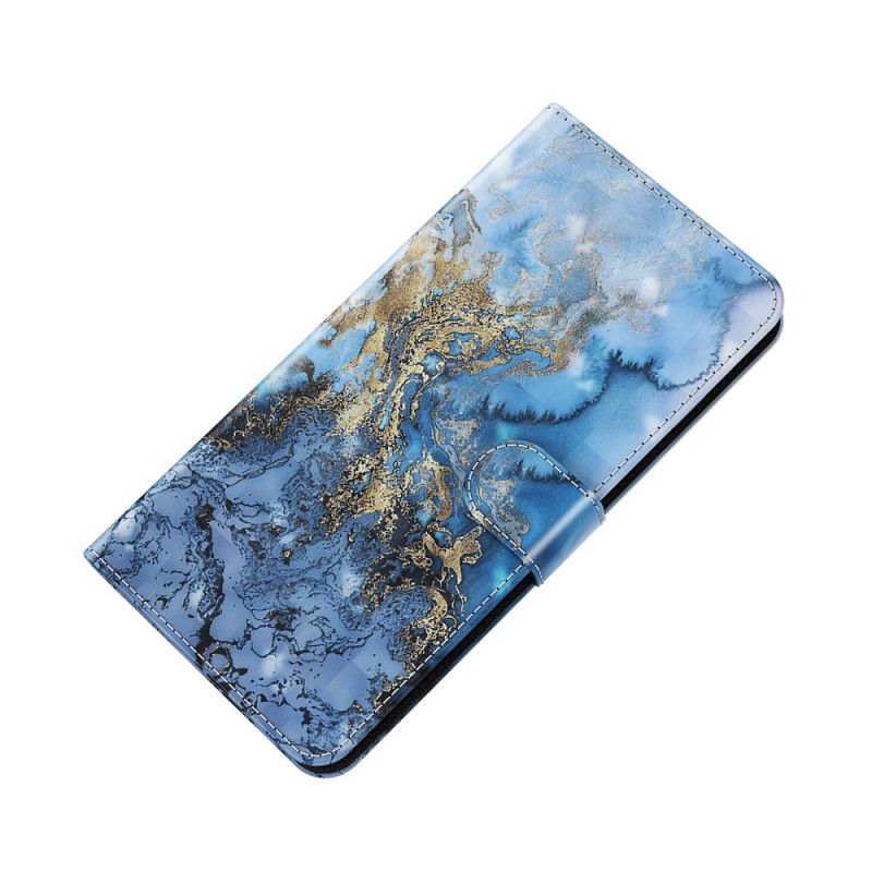 Fodral För Google Pixel 6 Light Spot Marble Design Med Snörband