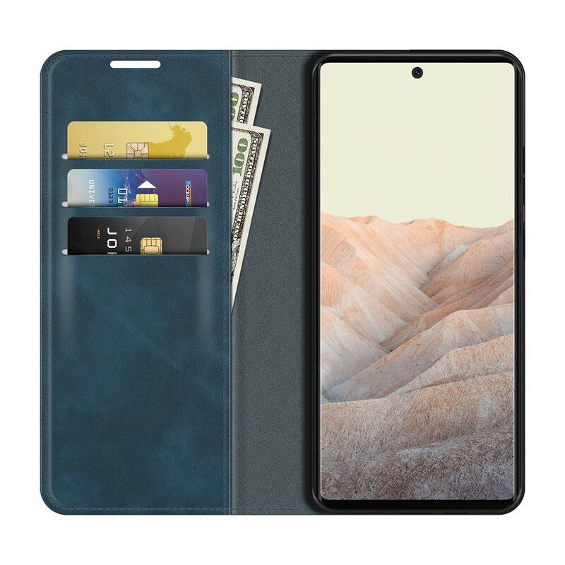 Folio-fodral Google Pixel 6 Skin-touch