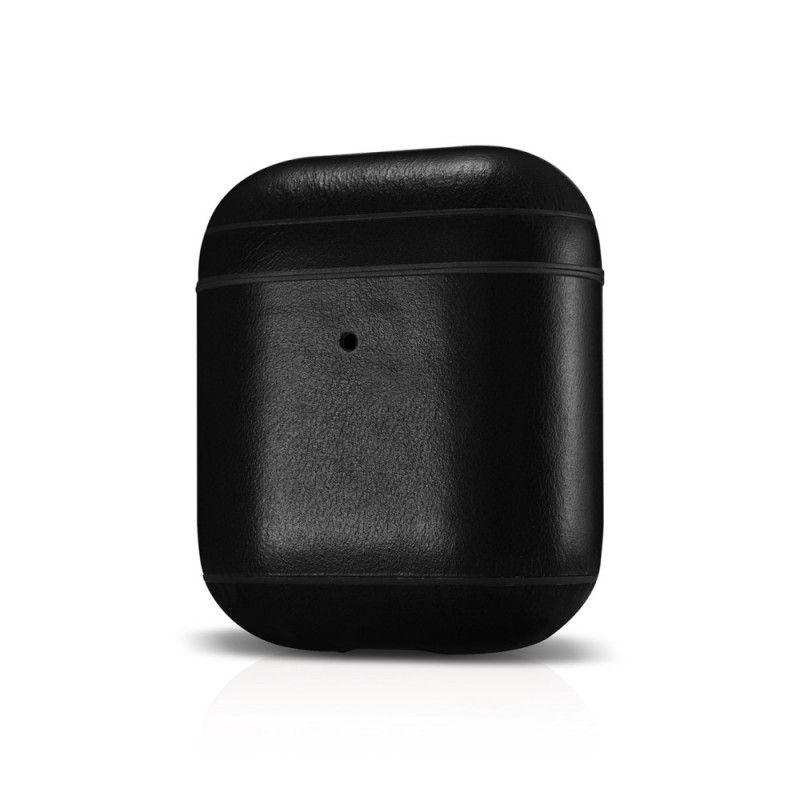 Skal AirPods Svart Äkta Icarer Läder