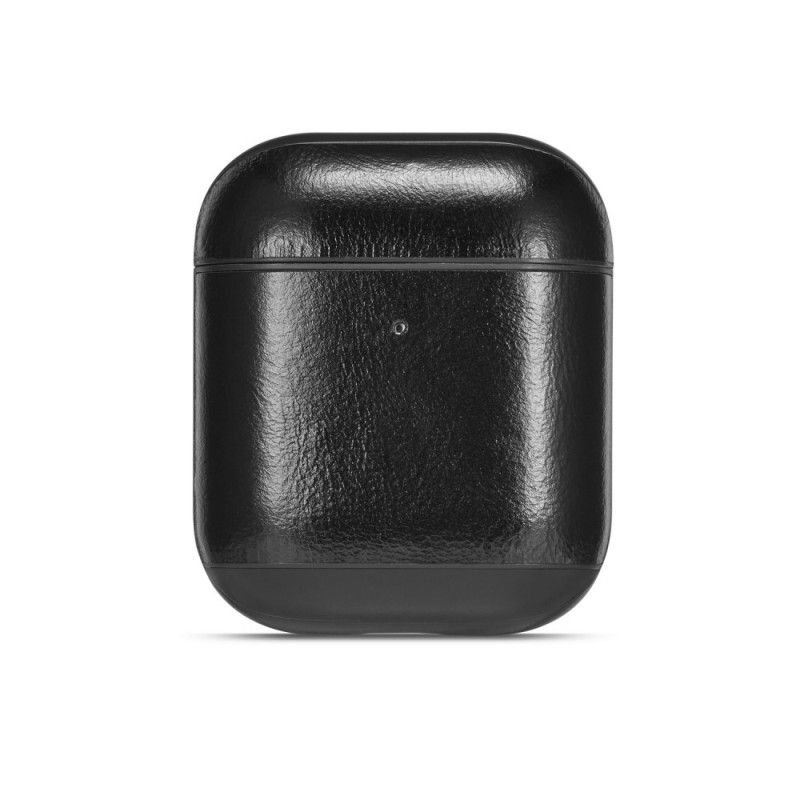 Skal AirPods Svart Äkta Läder