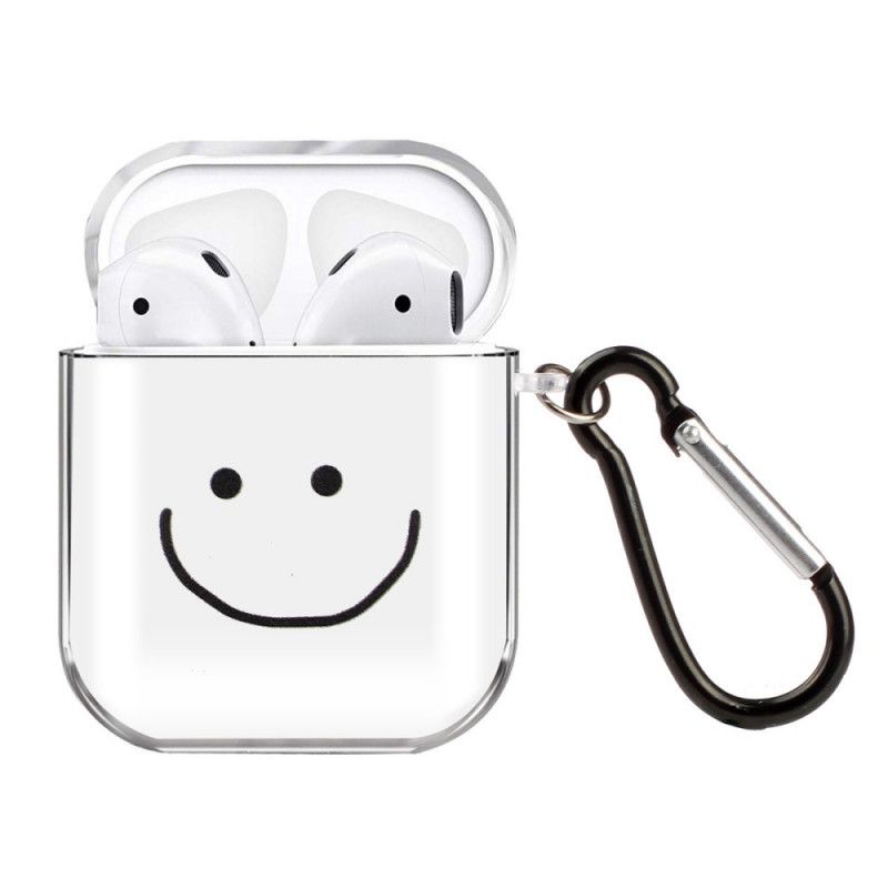 Skal AirPods Transparent Silikonemoji