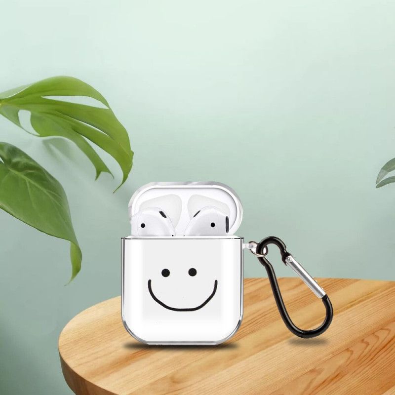 Skal AirPods Transparent Silikonemoji