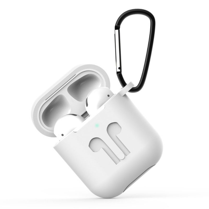 Skal för AirPods Svart Hörlursdesign Med Karbinhake